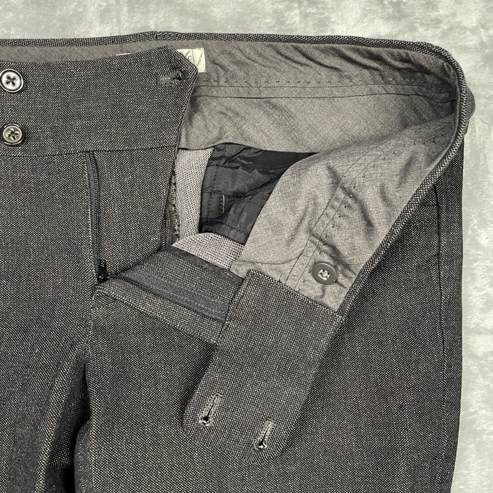 Banana Republic Sloan Fit Pants Womens Gray Bootcut Stretch Dress Trousers 8 - Picture 6 of 13